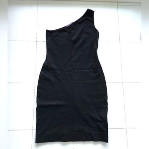 Ralph Lauren purple label one shoulder Cashmere dress.  Size M
